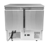 Mesa Bajo Mostrador Compacta Refrigerada 2 Puertas 900x700mm sin Peto Gasfrit GF063 hostelería profesional