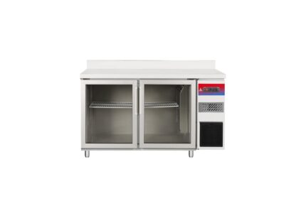 Mesa Bajo Mostrador Refrigerada Puertas Cristal 2 Puertas 1500x600x950mm Gasfrit GFH116 hostelería profesional