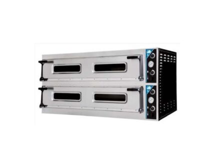 Horno Eléctrico PizzaPan Doble 9+9 Pizzas D40 Alta Potencia ADLER 6LD40-6D40POT hostelería profesional