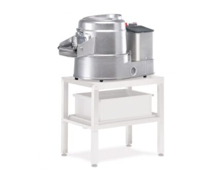 Peladora de patatas Sammic PPC-6+ 6 kg con accesorios y soporte de pie instalación completa