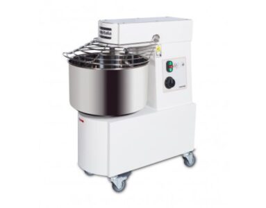 Amasadora Italiana 17 kg 1 Velocidad ABC SK20 con Timer y Ruedas hostelería profesional