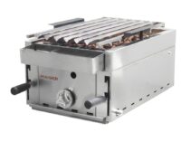 Barbacoa Lava Volcánica 35 cm Elevable Inox AISI 304 Maiser B-35X hostelería profesional