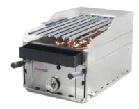 Barbacoa Lava Volcánica 35 cm Elevable con Peto Pavonada Maiser B-35+M hostelería profesional