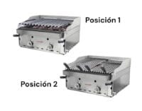 Barbacoa Lava Volcánica 60 cm Elevable Vascas y Peto Pavonada Maiser B-60+MPVE hostelería profesional