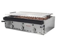 Barbacoa Lava Volcánica 90 cm Elevable Inox AISI 304 Maiser B-90X hostelería profesional