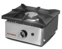 Cocina a Gas 1 Fuego 40x40 Maiser CG1F hostelería profesional