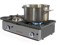 Cocina a Gas 2 Fuegos 40x40 Maiser CG2F hostelería profesional