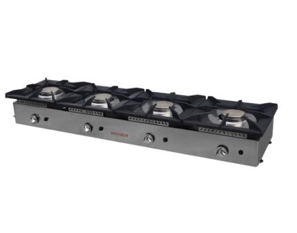 Cocina a Gas 4 Fuegos 40x40 Maiser CG4F hostelería profesional