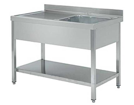 Fregadero Industrial 1 Cubeta 800 x 700 mm Gama 700 Kit Edenox FI-87/10 EDENOX-FI-87-10 hostelería profesional