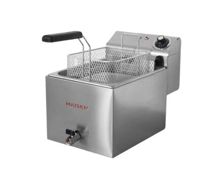 Freidora Eléctrica Maiser Grand Chef 8L 4.5 kW Contactor 40A con Grifo F10/8C45GE hostelería profesional