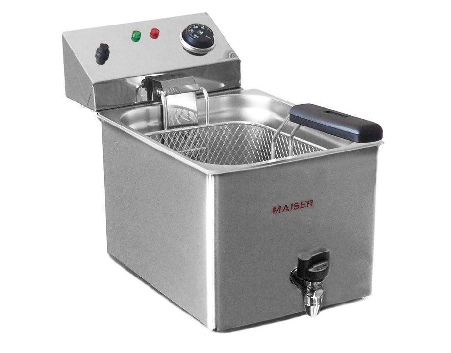 Freidora de 8 litros con grifo F10/8G hostelería profesional