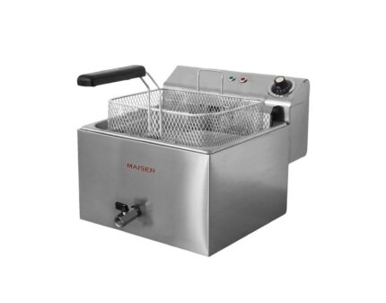 Freidora Eléctrica Maiser Grand Chef 10L 4.5 kW Contactor 40A con Grifo F12/10C45GE hostelería profesional