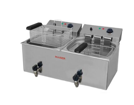 Freidora de 10+10 litros con grifo F12/10GX2 hostelería profesional