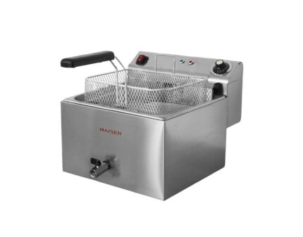 Freidora Eléctrica Maiser Grand Chef MAXI ECO 10 Litros 6 kW con Grifo con Contactor 50A F12/10ME60GE hostelería profesional