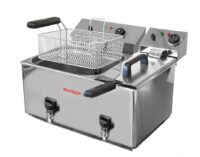 Freidora de 10+4 litros con grifo F12/10+6/4G hostelería profesional