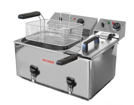 Freidora de 10+4 litros con grifo F12/10+6/4G hostelería profesional