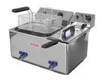 Freidora de 10+4 litros con grifo eco F12/10+6/4GECO hostelería profesional