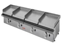 Plancha Industrial a Gas 4X40 cm Acero Laminado 6 mm Maiser PG40x4 hostelería profesional