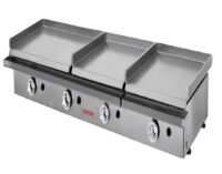 Plancha Industrial a Gas 60+40+40 cm Acero Laminado 6 mm Maiser PG644 hostelería profesional
