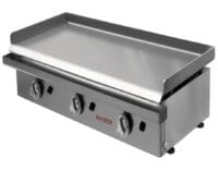 Plancha Industrial a Gas 100 cm Acero Rectificado 8 mm Maiser PG8R100 hostelería profesional