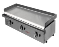 Plancha Industrial a Gas 120 cm Acero Rectificado 8 mm Maiser PG8R120 hostelería profesional