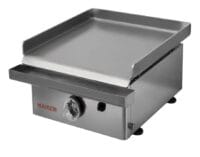 Plancha Industrial a Gas 40 cm Acero Rectificado 8 mm Maiser PG8R40 hostelería profesional