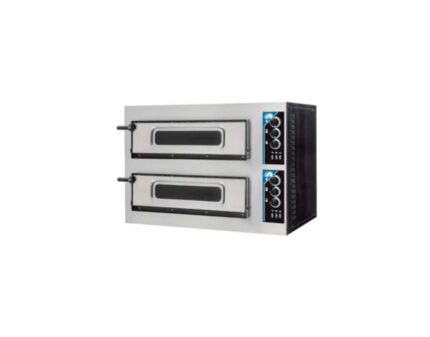 Horno pizza eléctrico doble cristal luz ADLER 4D25 hostelería profesional