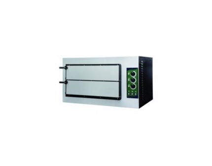 Horno pizza eléctrico doble 2 pisos 8 pizzas ADLER 4D25 hostelería profesional