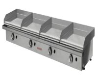 Plancha Gas Cromo Duro Cuádruple Placa 40x4 cm ECOGAS 12,8 kW Maiser PKR40X4KR hostelería profesional