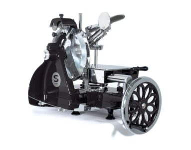 Cortadora de Fiambre Manual Volano Sammic VS-300B Negro Accionamiento Manual hostelería profesional