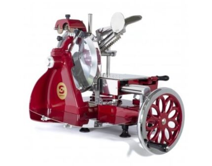 Cortadora de Fiambre Manual Volano Sammic VS-300R Rojo Accionamiento Manual hostelería profesional