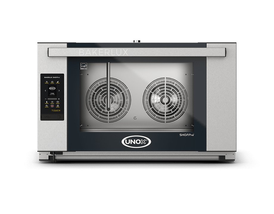 Horno Convección Unox BAKERLUX SHOP.Pro TOUCH 4 Bandejas 600x400 Apertura Manual con Descarga XEFR-04EU-ETDV-DR hostelería...
