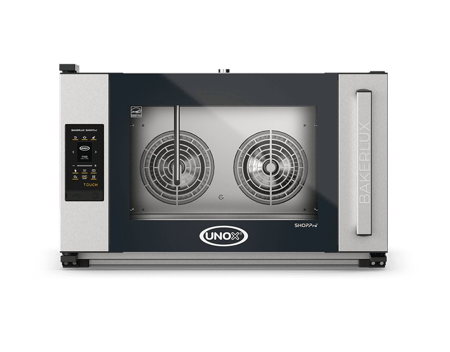 Horno Convección Unox BAKERLUX SHOP.Pro TOUCH 4 Bandejas 600x400 Apertura Automática con Descarga XEFR-04EU-ETRV-DR hostel...