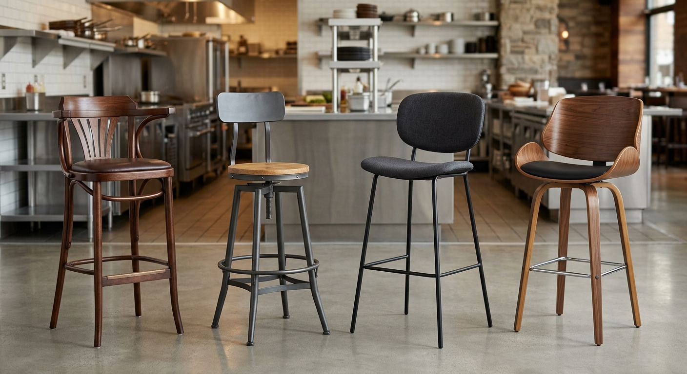 taburetes hosteleria — comparativa taburetes hosteleria diferentes modelos