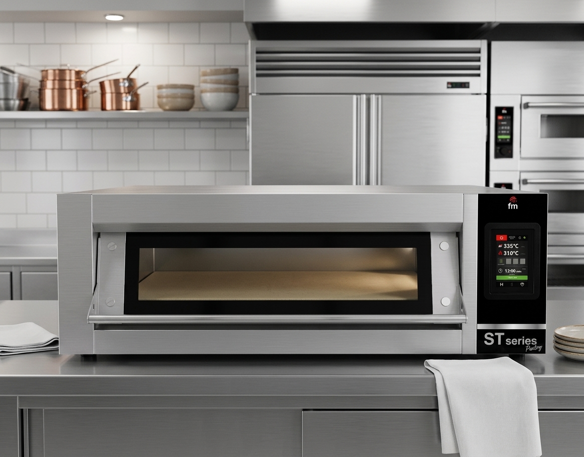Horno de pizza profesional de varias cámaras con control digital