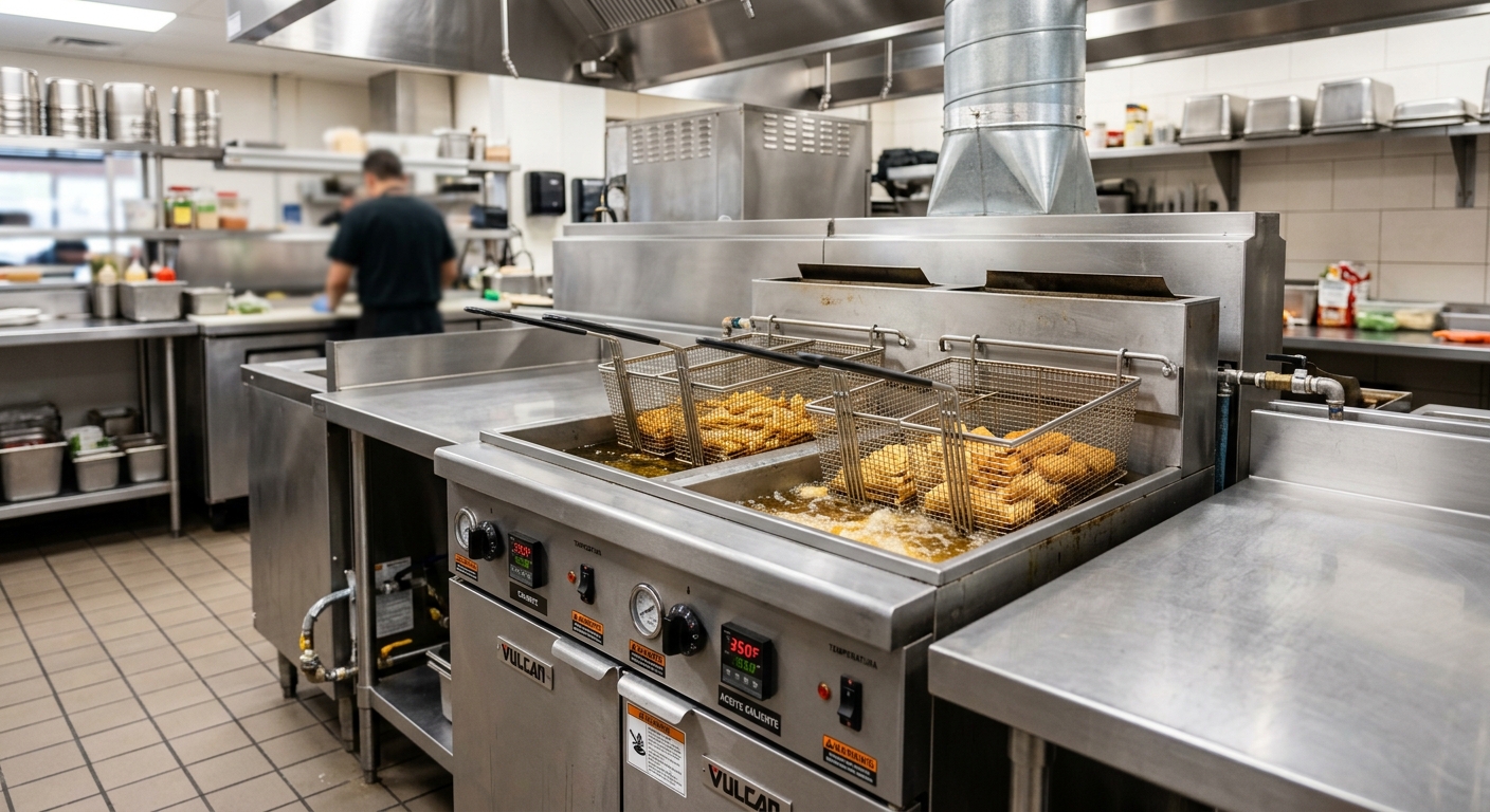 cuánto dura una freidora industrial — instalación cuánto dura una freidora industrial en restaurante