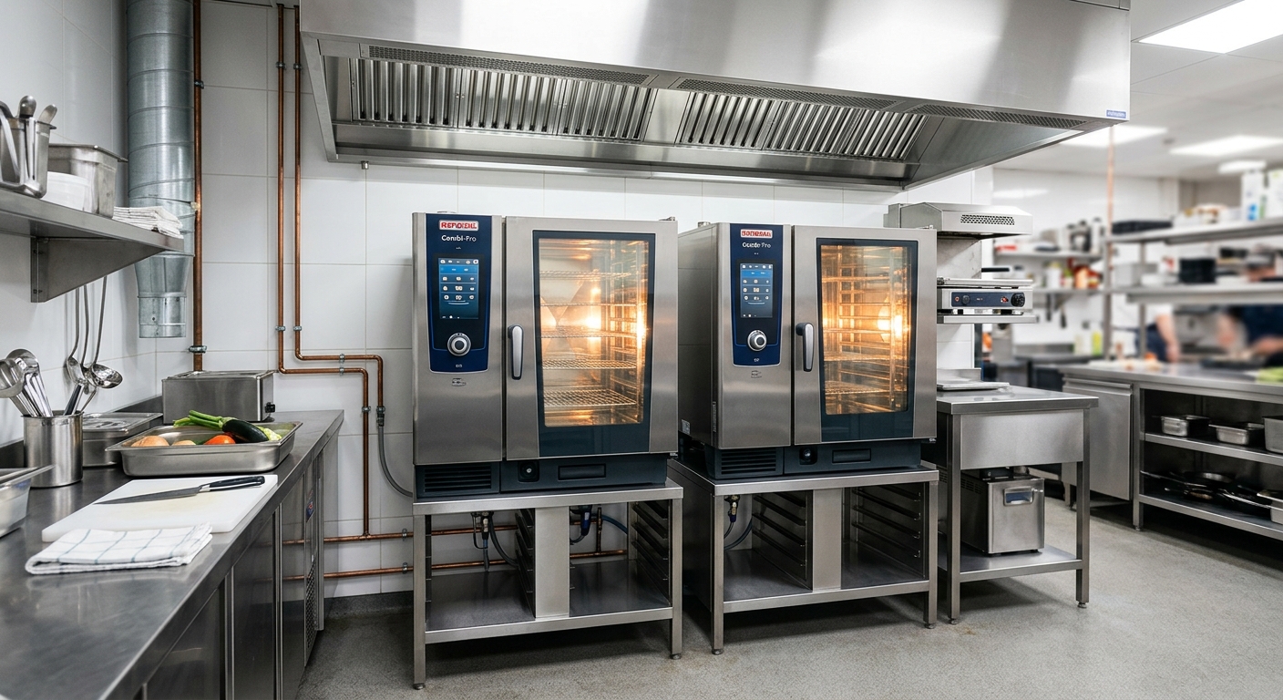 hornos mixtos profesionales — instalación hornos mixtos profesionales en restaurante