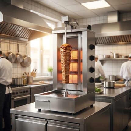 Asador de Kebab profesional vertical