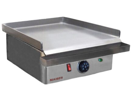 Plancha eléctrica 40 cm acero rectificado 8 mm Maiser PE8R40 230V