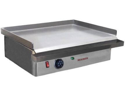 Plancha eléctrica industrial 60 cm acero laminado 6 mm Maiser PE60