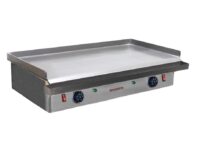 Plancha Eléctrica 80 cm Rectificada 8 mm Doble Zona Maiser PE8R80 hostelería profesional