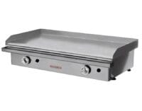 Plancha a Gas 80 cm Rectificada 10 mm Placas Extraíbles Grasera Inox Maiser PR80 hostelería profesional