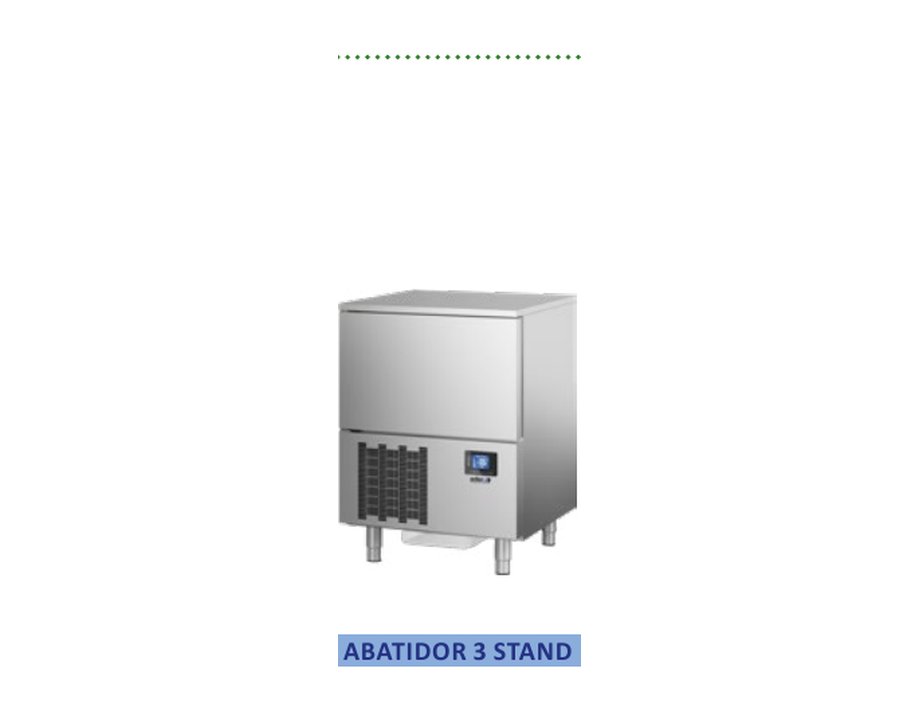 Abatidor Rápido Stand 3 Bandejas ADLER STAND-3 hostelería profesional