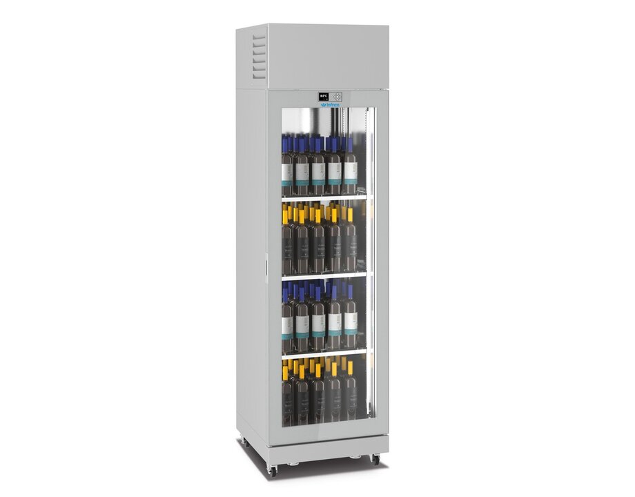 Expositor de Vino VITRA V 1 Cara Cristal 128 Botellas 650mm Infrico LO6511V LO6511V Infrico — foto producto oficial