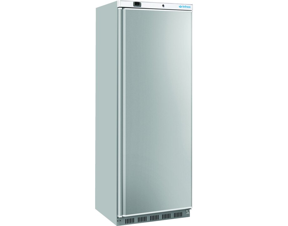 Armario de refrigeración 400 L puerta ciega Infrico RV 400 SD acero inoxidable