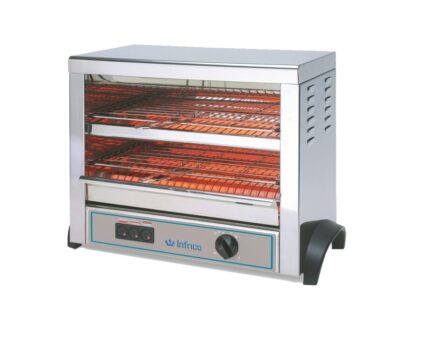 Tostador industrial eléctrico Infrico T12E ST 3000W 6 resistencias acero inoxidable