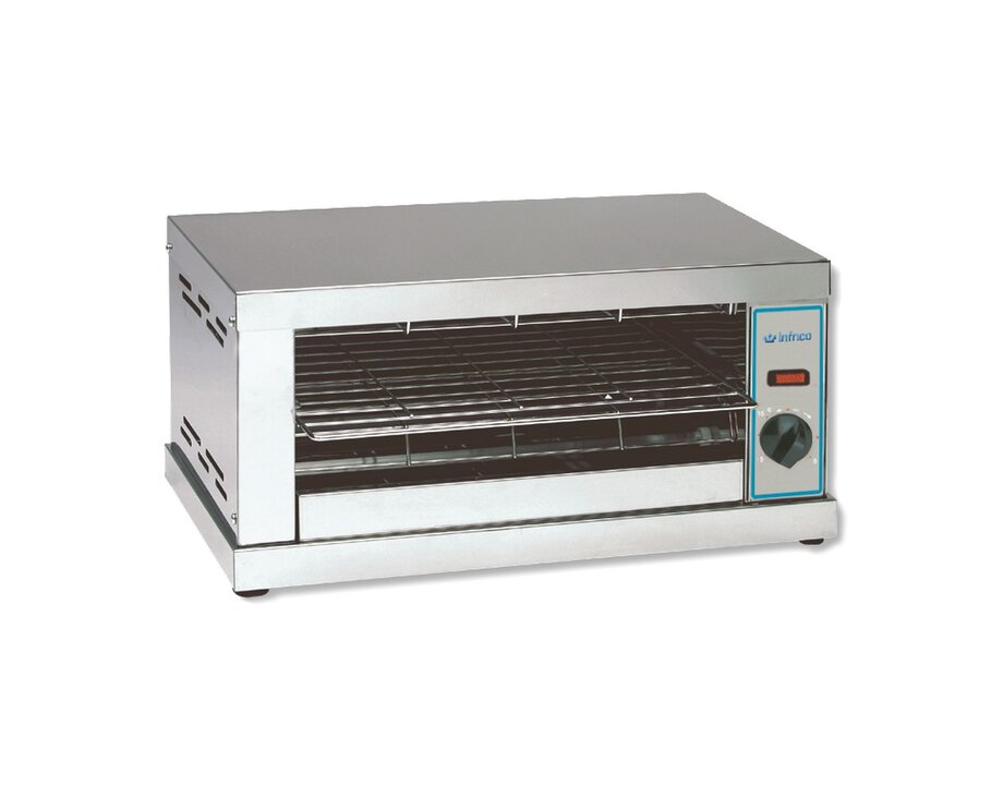 Tostador industrial eléctrico Infrico T6E ST acero inoxidable 2000W 4 resistencias