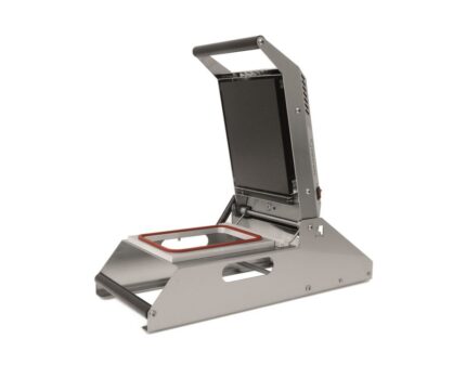 Termoselladora de barquetas Infrico TSB 150 acero inoxidable AISI 304 compacta
