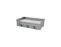 Plancha Eléctrica Fry-Top Cromo Duro Semiranurada 80 cm MAINHO Serie MAX