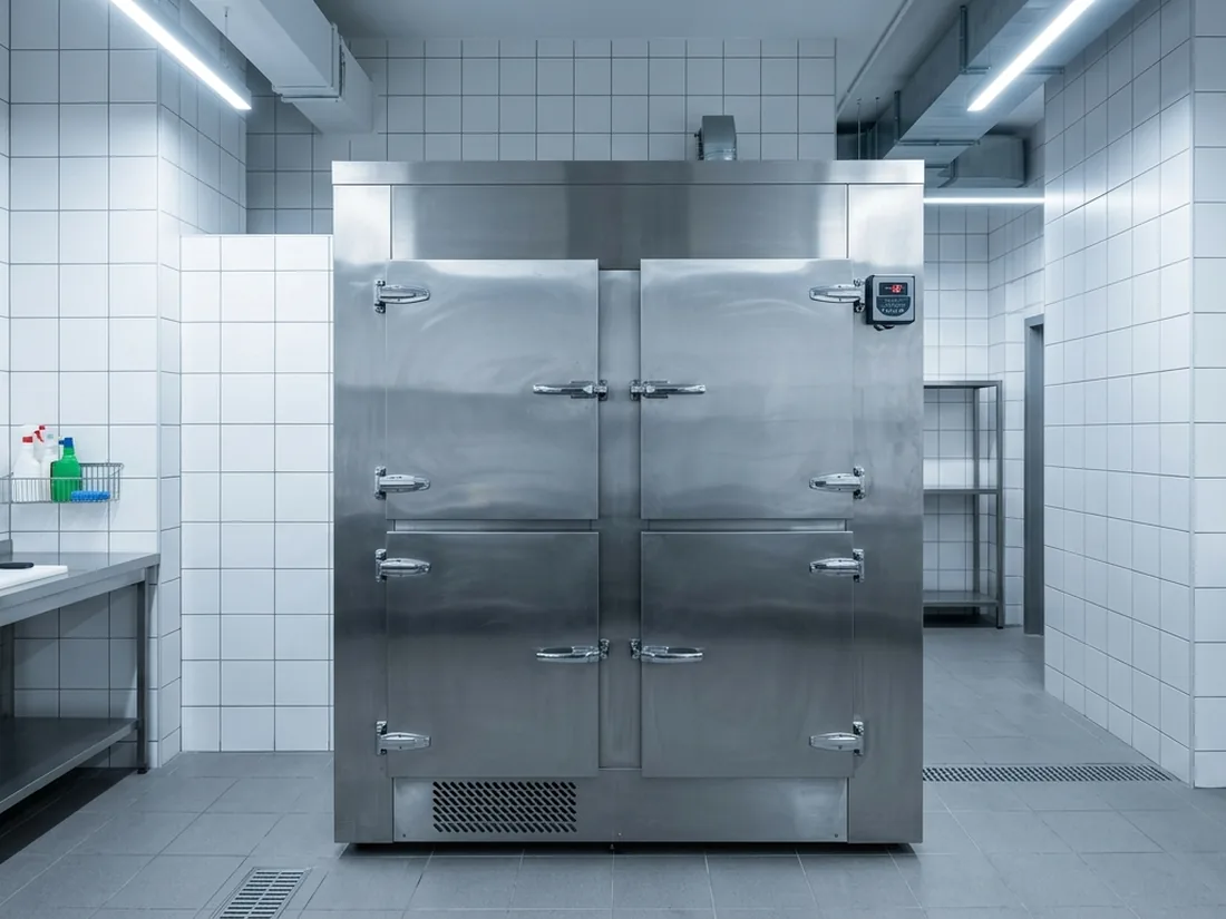 Armario refrigerado de acero inoxidable para producto fresco